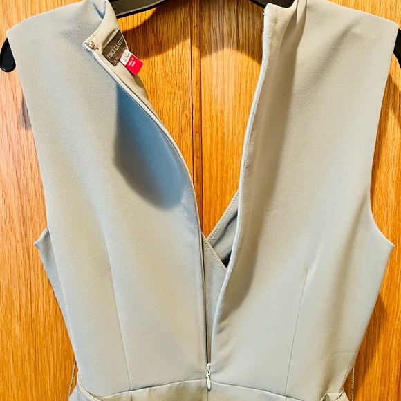 Vince Camuto Ethereal Dawn Smoked Sage Green Sleeveless Romper Jumpsuit Size 0 - Picture 11 of 15